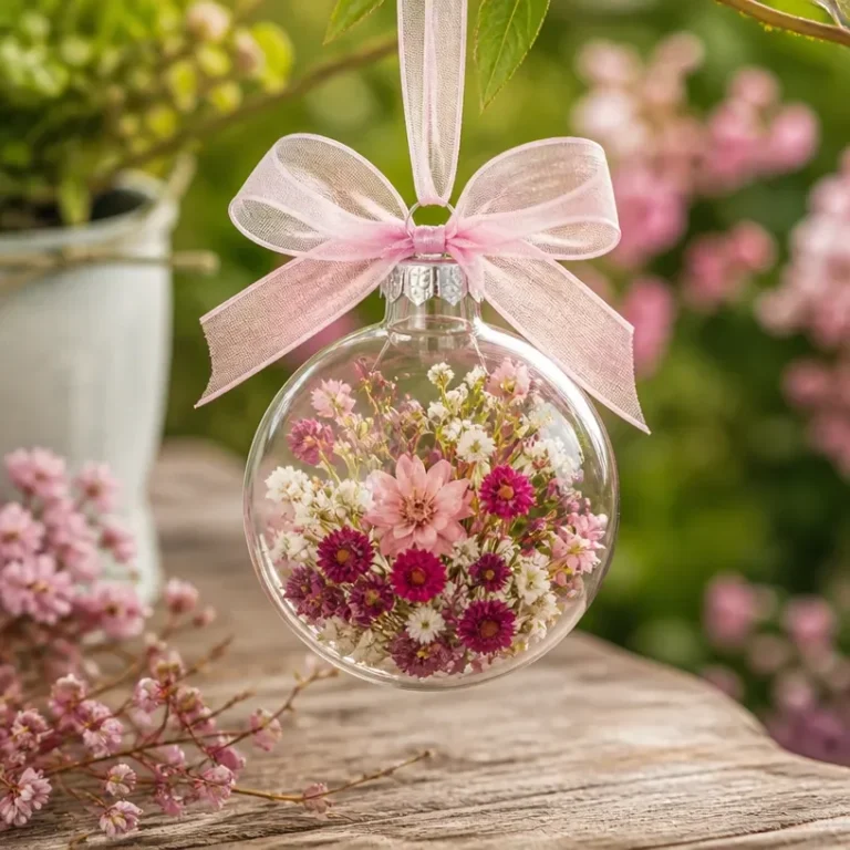 DIY Garden Memory Ornament for personalized outdoor decor