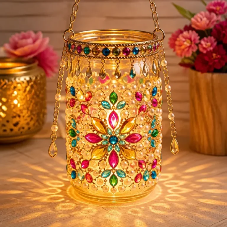 DIY Mason Jar hanging decorations for home decor