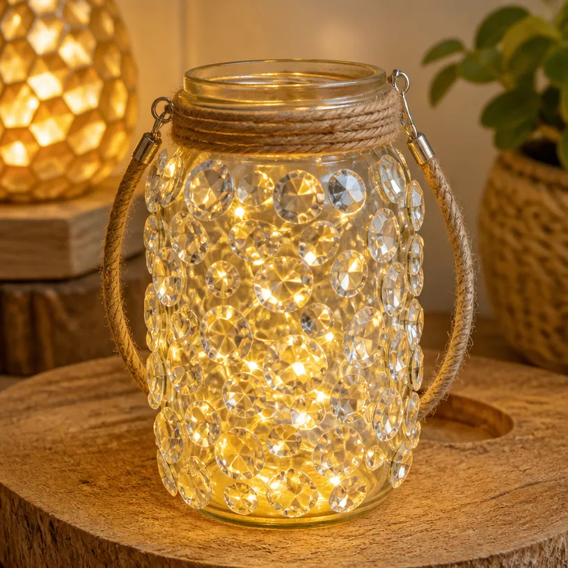Fairy Crystal Lantern for Enchanted Garden Decor