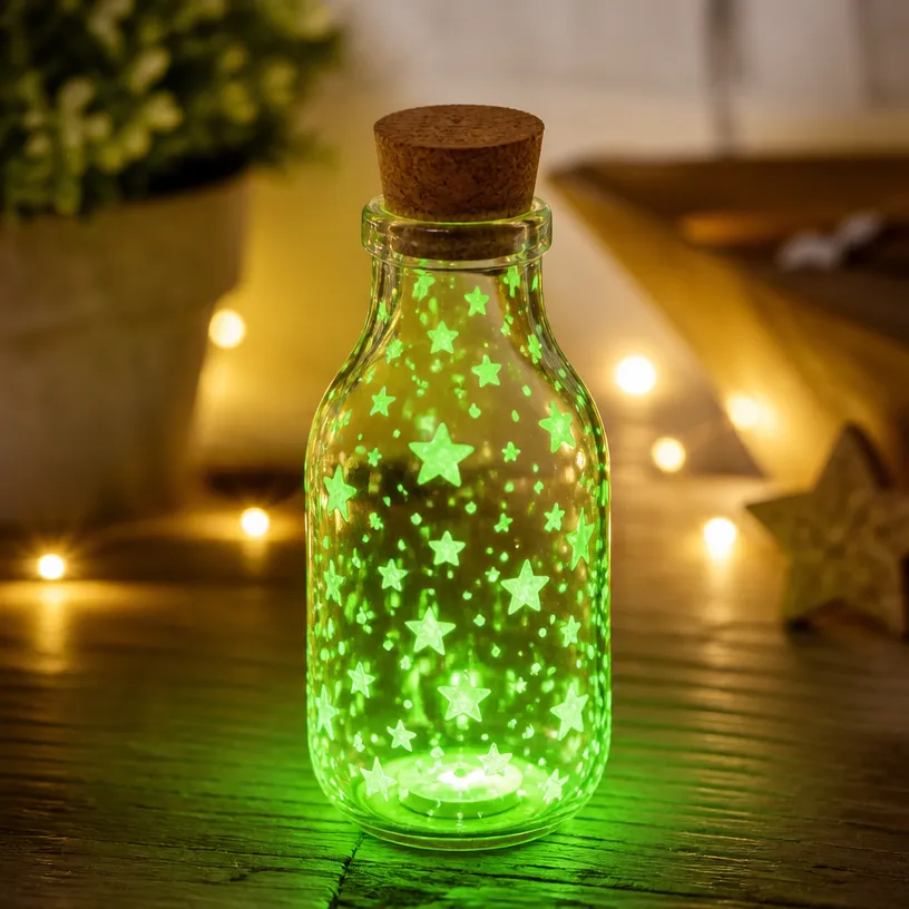 Glowing Fairy Bottle Nightlight for Home Decor