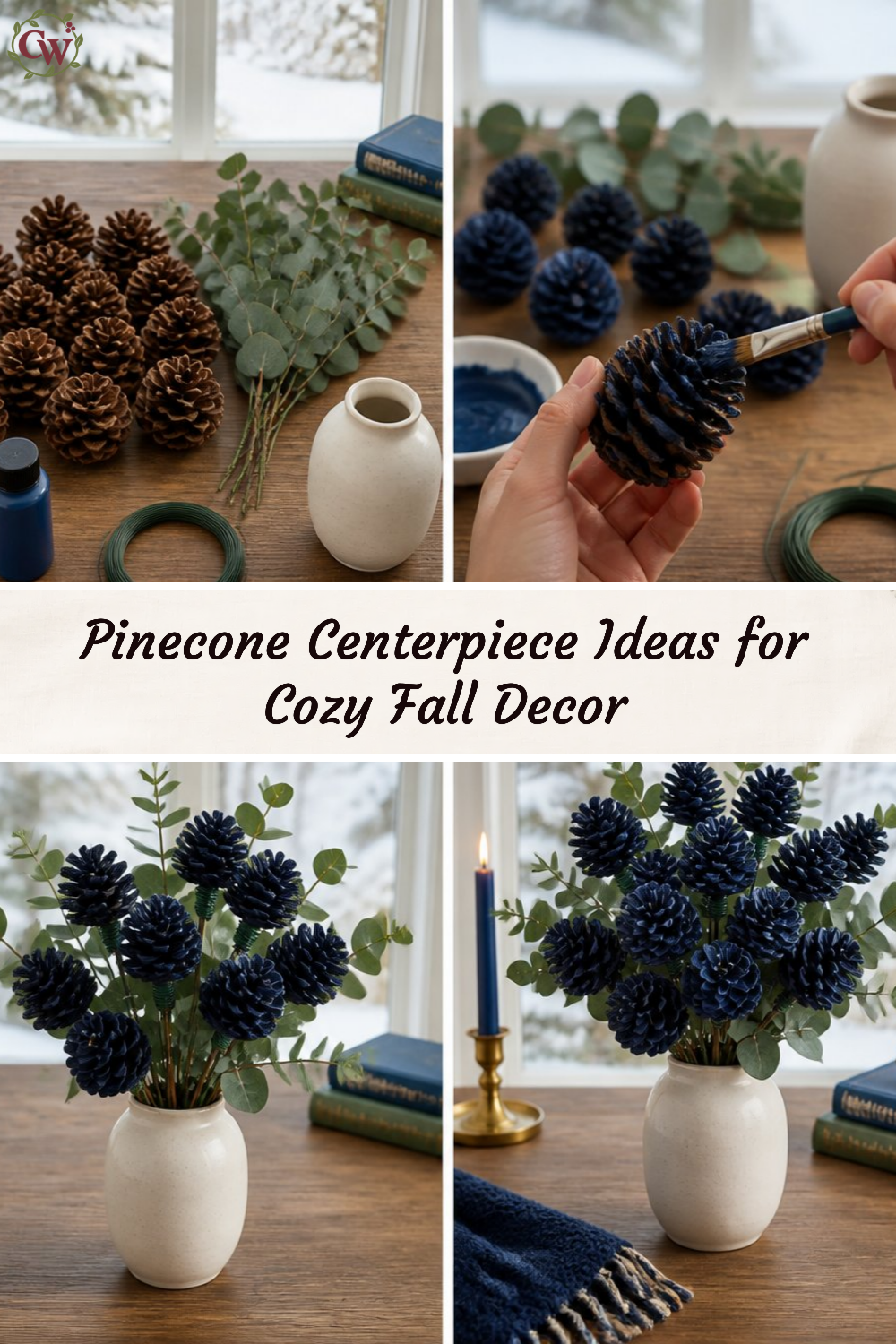 Pinecone Centerpiece Ideas for Cozy Fall Decor